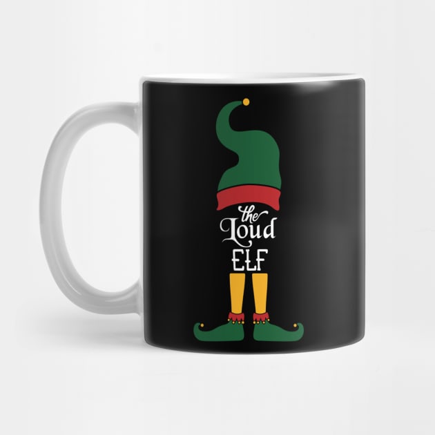 The Loud Elf Matching Family Group Christmas Party Pajama by Gufbox